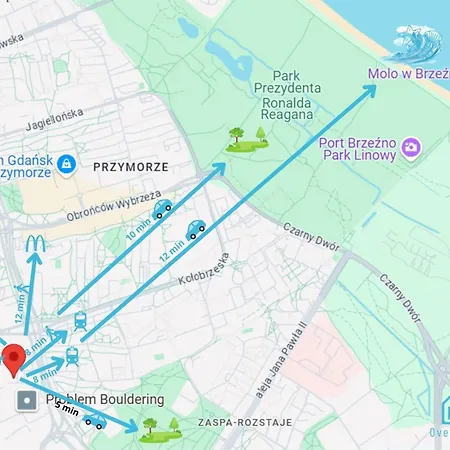 Milky With Balcony - 3 Km To Baltic Sea شقة